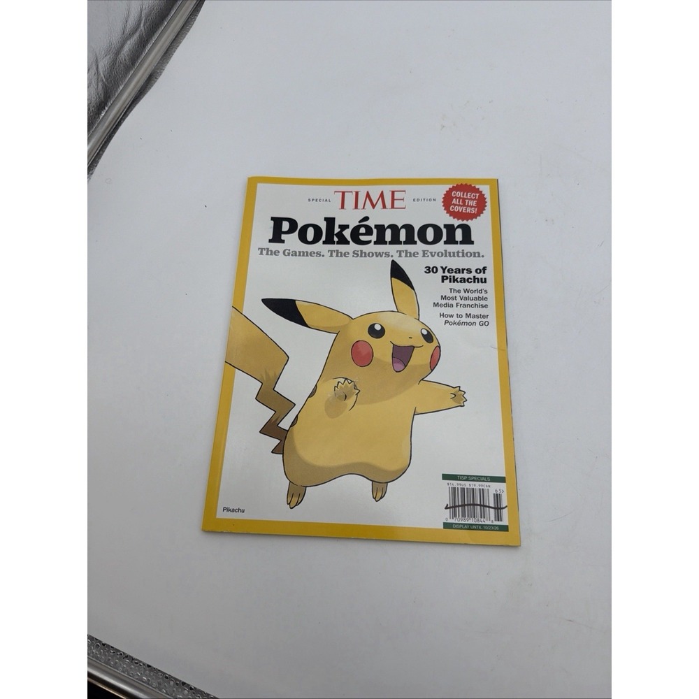 Pokemon Time Magazine Pikachu